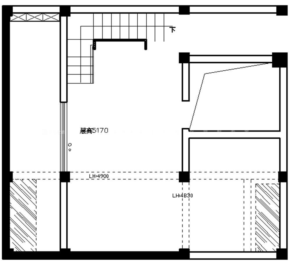 348㎡意式风格户型图装修案例