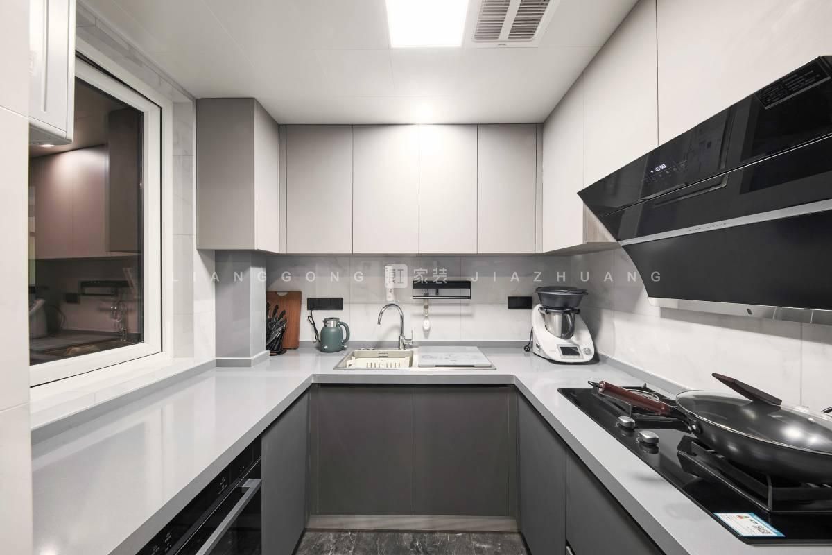 89㎡现代风格厨房装修案例