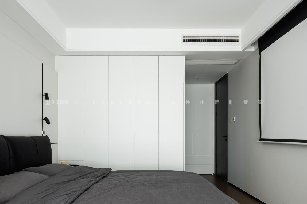 120㎡现代风格主卧装修案例