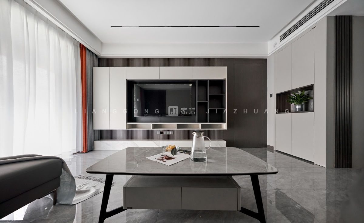 140㎡现代风格客厅装修案例