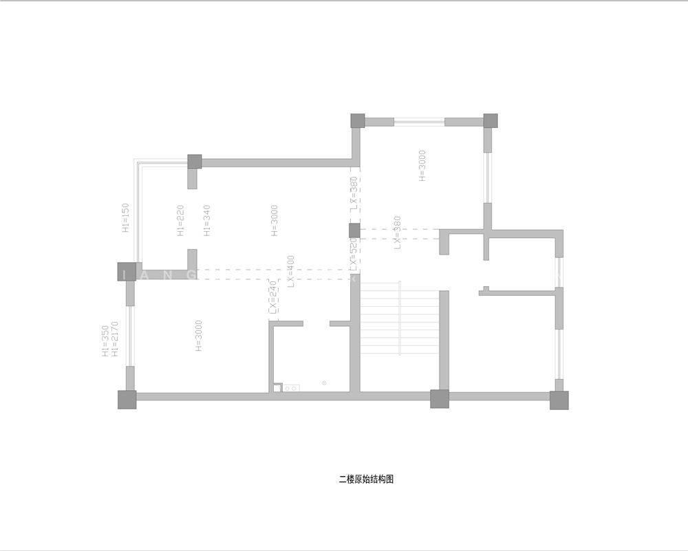 380㎡简约风格户型图装修案例