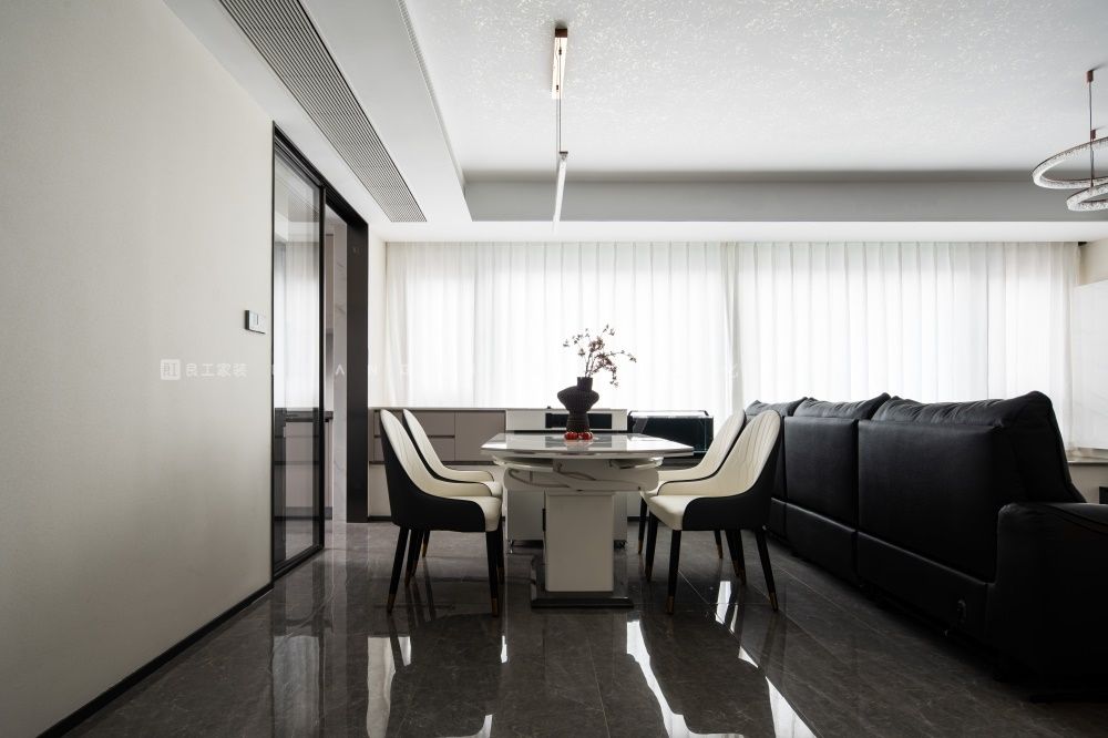 100㎡现代风格餐厅装修案例