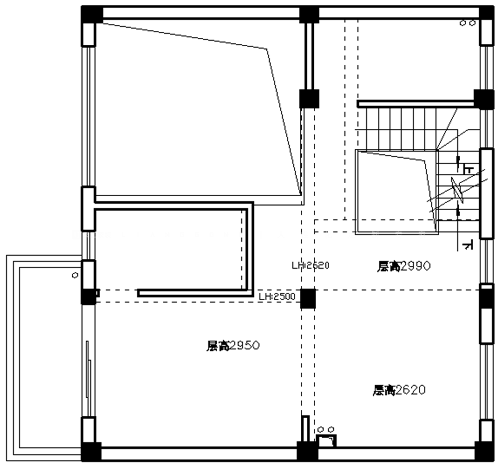 348㎡意式风格户型图装修案例