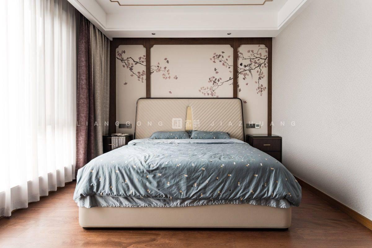 260㎡新中式风次卧装修案例