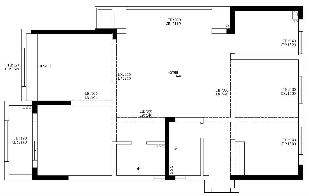 130㎡日式风格户型图装修案例