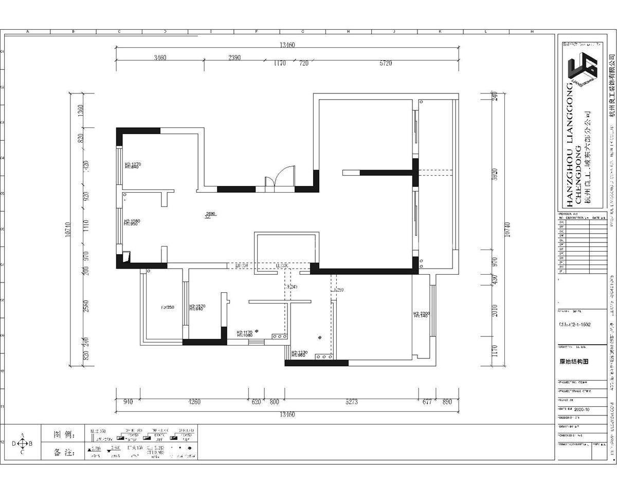 125㎡轻奢风格户型图装修案例