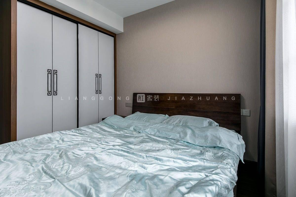 115㎡新中式风次卧装修案例