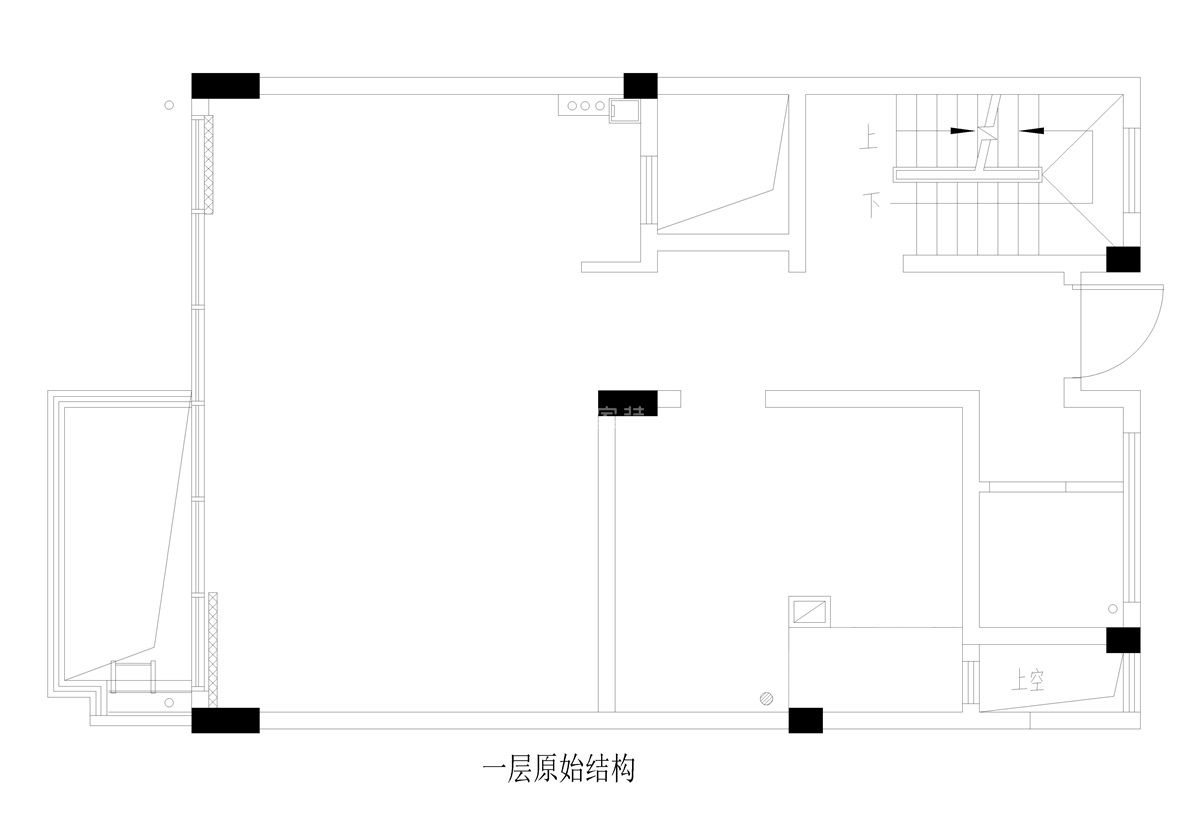 500㎡现代风格户型图装修案例