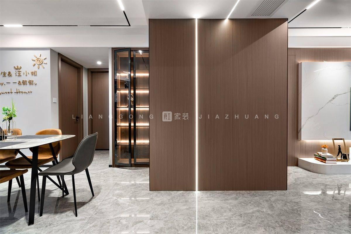120㎡轻奢风格餐厅装修案例