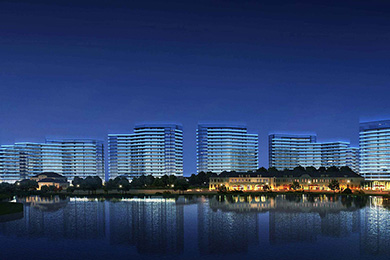 杭州临平龙湖香醍溪岸