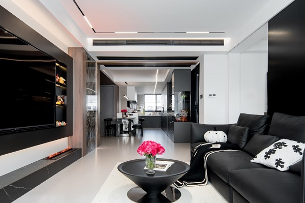 半开放式双人电竞房，全开放式LDK设计，这个125㎡放大了空间，装出了松弛感