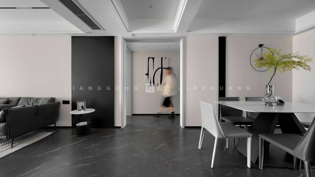 现代极简风格餐厅装修效果图